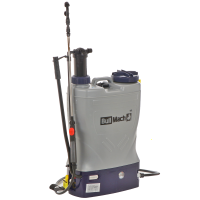 BullMach Pandora 16EM LA - Pulverizador de mochila el&eacute;ctrico de bater&iacute;a y manual - 12V 8Ah