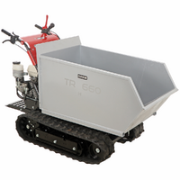 GINKO TR 660 - Carretilla de orugas a gasolina caj&oacute;n dumper - Motor Honda GX 200