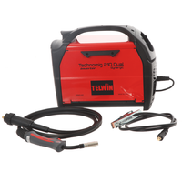 Telwin Technomig 210 Dual Synergic - Soldadora inverter de hilo - Para MIG-MAG/FLUX/BRAZING/MMA/ TIG DC-Lift - GAS/NO GAS