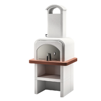 Palazzetti Stefy - Horno de leña de obra para exterior - Con cámara 52x51 cm