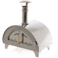 Horno de le&ntilde;a para pizza de exterior Quattro Stagioni INOX - para 1 pizza