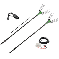 PROMO EGO - Juego de 2 vareadores EGO Lotus - 1 p&eacute;rtiga fija &amp; 1 p&eacute;rtiga telesc&oacute;pica - BATER&Iacute;A Y CARGADOR NO EST&Aacute;N INCLUIDOS