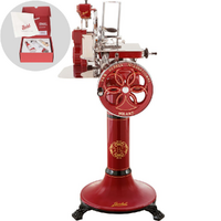 BERKEL B114 - Cortadora de fiambre de volante con pedestal - Cuchilla de acero al cromo de 320 mm - Roja