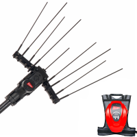 Brumi Special 12V - Vareador de aceitunas el&eacute;ctrico con bater&iacute;a de litio - P&eacute;rtiga Carbono 235/315 cm