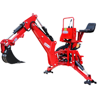 GeoTech Pro BHF 225 - Retroexcavadora fija para tractor