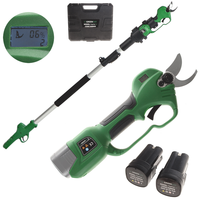 GreenBay TopCut 28 - Tijera el&eacute;ctrica de poda con p&eacute;rtiga - 2x 16.8V 2Ah - 150/210 cm