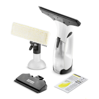 Karcher WV 2 Plus N - Limpiacristales el&eacute;ctrico de bater&iacute;a - Aspirador de gotas port&aacute;til