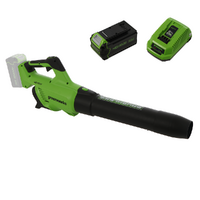 Greenworks GD40AB - Soplador axial de bater&iacute;a - 4 Ah 40V