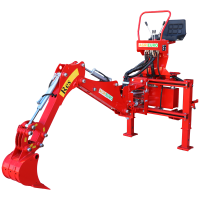 Agrieuro Top Line RES15 - Retroexcavadora para tractor con desplazamiento lateral