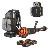 Worx Nitro WG572E - Soplador de mochila de bater&iacute;a - 4x20V/4Ah