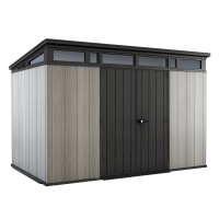 Keter Artisan gris - Caseta de jard&iacute;n - Con puerta de dos hojas - 342x218x226 cm