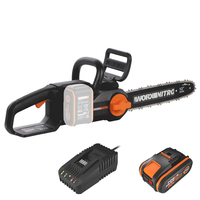 Worx Nitro WG350E - Electrosierra de bater&iacute;a 20V 4Ah - Espada de 30 cm