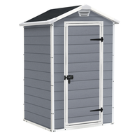 Keter Manor gris - Caseta de jard&iacute;n para herramientas - 129x103x196 cm