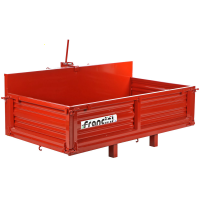 Francini P 190 - Caj&oacute;n de transporte para tractor - Basculante - 3 laterales abatibles