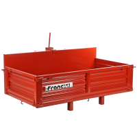 Francini P 150 - Caj&oacute;n de transporte para tractor - Basculante - 3 laterales abatibles