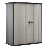 Keter High Store - Armario de jard&iacute;n para herramientas - 140x73.6x170.4 cm