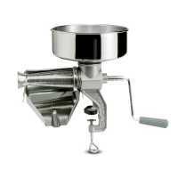 Reber 8603 N - Trituradora de tomate manual N.3 - Tolva y bandeja de acero inoxidable