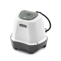 Clorador salino Krystal Clear Intex - Caudal de agua m&iacute;n. 1.136 L/h - Capacidad m&aacute;x. 8.237 L