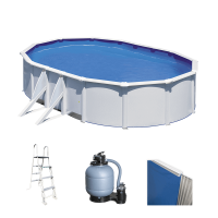 Gre Fidji Ovalada 500x300x120cm - Piscina desmontable de acero