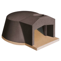 Linea VZ Napoli - Horno de le&ntilde;a de empotrar con c&aacute;mara de &Oslash; 85 cm - Capacidad cocci&oacute;n 3 pizzas