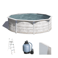Gre Finlandia Redonda &Oslash;300 x 120 cm - Piscina desmontable de acero