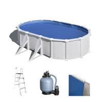 Gre Atlantis Ovalada 500x300x132cm - Piscina desmontable de acero