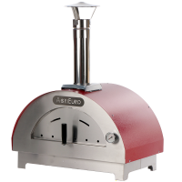Horno de le&ntilde;a para pizza de exterior Quattro Stagioni Rojo -  para 1 pizza