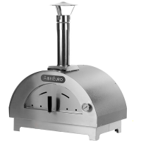 Horno de le&ntilde;a para pizza de exterior Quattro Stagioni Antracite - para 1 pizza