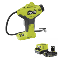 Ryobi R18PI-0 - Compresor de bater&iacute;a port&aacute;til - 18V - 2Ah