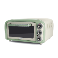 Ariete Vintage Verde - Horno El&eacute;ctrico Est&aacute;tico - 18L 1380W