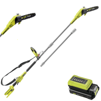 Ryobi RY36PP25A-0 - Podadora de bater&iacute;a con p&eacute;rtiga - Espada de 25cm - MAX POWER 36V 2Ah