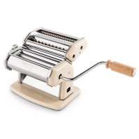 Imperia iPasta T.2/6,5 mm Crema - M&aacute;quina de hacer pasta manual INOX