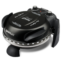 G3 Ferrari Delizia Negro - Horno para pizza eléctrico - Piedra refractaria