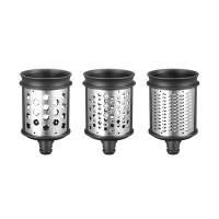 KitchenAid 5KSMEMVSC - Set 3 cilindros para Rebanadora/Rallador