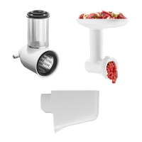 KitchenAid 5KSM2FPPC - Juego de 3 accesorios para amasadora
