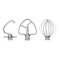 KitchenAid 5KSM5TH3PSS - Set 3 accesorios acero inoxidable