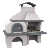 Edilmark Pizza-Party - Barbacoa y horno de obra para le&ntilde;a y carb&oacute;n