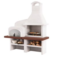 Palazzetti Grado 2 - Barbacoa de obra con horno