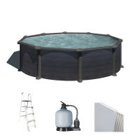 Gre Granada Redonda &Oslash;460 x 132 cm - Piscina desmontable de acero