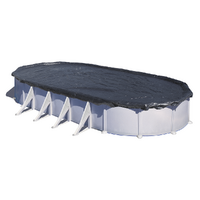 Cubierta para piscina ovalada Gre 730 x 375 cm