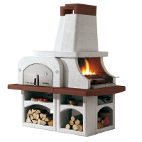 Palazzetti Parenzo - Barbacoa de obra con horno