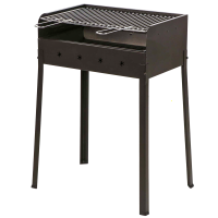 Mille Stella Eco Medium - Barbacoa de carbón de hierro artesanal - 57,5x37cm