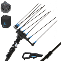 Campagnola Hercules 6 ECO Plug-in - P&eacute;rtiga de carbono de 200 cm - Vareador el&eacute;ctrico de bater&iacute;a- 21.6V 5Ah