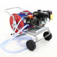 Comet MP 30 - Motobomba fumigadora con carro - Motor de gasolina Loncin G 200 F