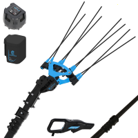 Campagnola Icarus V1 ECO Plug-in - P&eacute;rtiga de carbono de 150-220 cm - Vareador de aceitunas el&eacute;ctrico de bater&iacute;a - 21V 5Ah