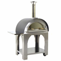 Horno de le&ntilde;a para pizza de exterior Cibus INOX - 4 pizzas