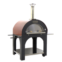 Horno de le&ntilde;a para pizza de exterior Cibus Red - 5 pizzas