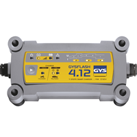 GYS Flash 4.12 - Cargador de bater&iacute;as y mantenedor de carga autom&aacute;tico - Bater&iacute;as 12V de 1.2 a 90 ah
