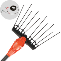 Bahco BCL51 12V - Vareador de aceitunas eléctrico de batería - Pértiga fija de aluminio + Alargadora - 230 + 100 cm
