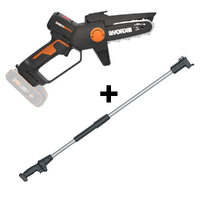 Worx Nitro WG325E - Podadora manual de bater&iacute;a + P&eacute;rtiga - BATER&Iacute;A Y CARGADOR NO EST&Aacute;N INCLUIDOS
